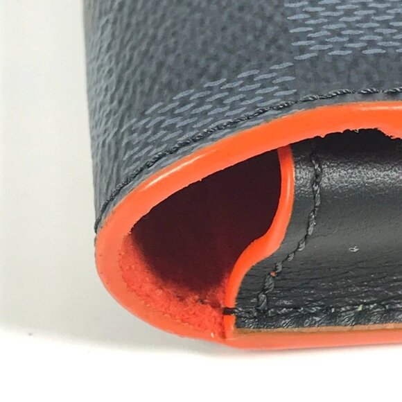 LOUIS VUITTON GI0380 Damier Cobalt Etui Lunet Woody Eyewear Sunglasses Case - Picture 15 of 16